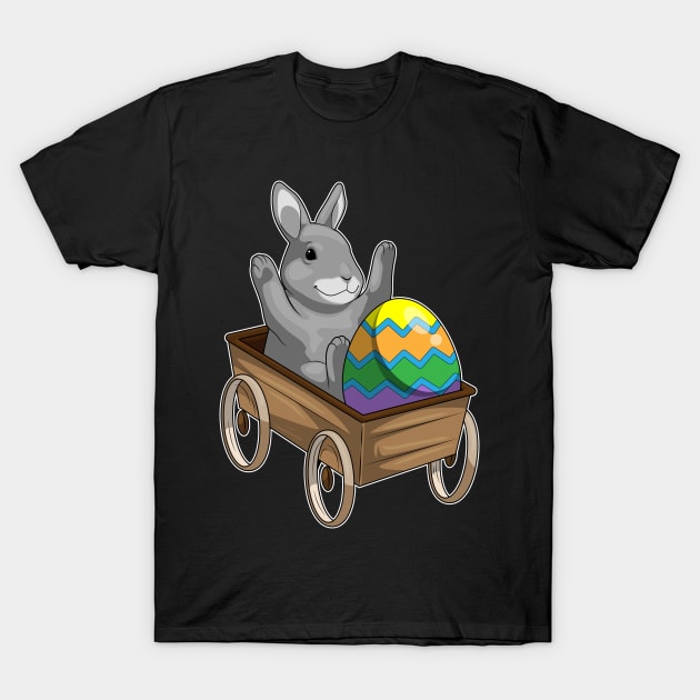 Bunny Easter Easter egg Carriage T-Shirt by Markus Schnabel